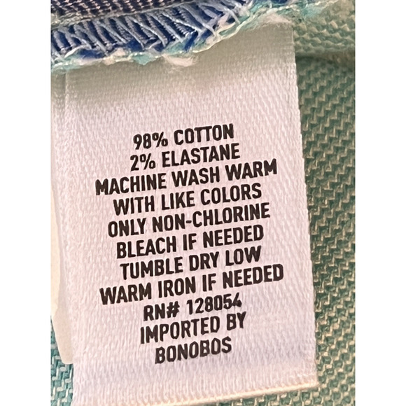 Bonobos Slim Fit Pants Men 33 /30 Light Green Cotton Stretch Preppy Golf Resort - Picture 11 of 11